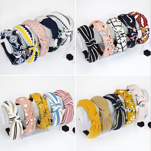 Top Knot Hair Bow Headband