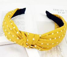 Load image into Gallery viewer, Top Knot Hair Bow Headband