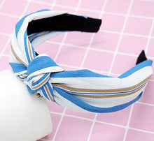 Load image into Gallery viewer, Top Knot Hair Bow Headband