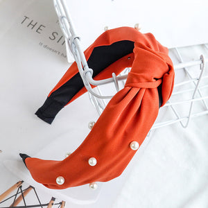 Solid Color Headband Knot