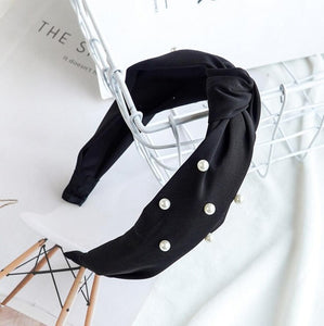 Solid Color Headband Knot