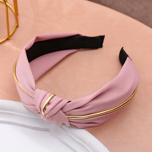 Solid Color Headband Knot