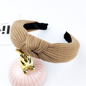 Solid Color Headband Knot