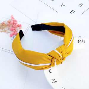 Solid Color Headband Knot