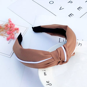 Solid Color Headband Knot