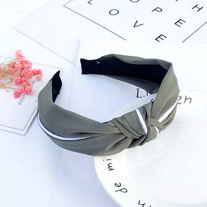 Solid Color Headband Knot