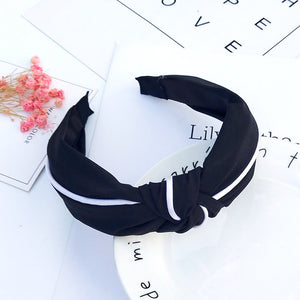 Solid Color Headband Knot