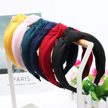 Load image into Gallery viewer, Solid Color Knot Headbands