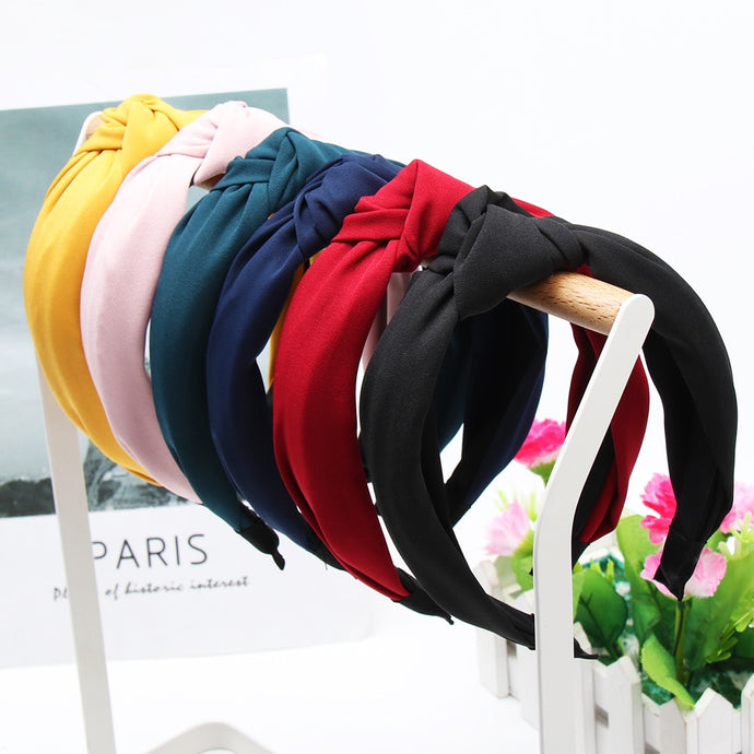 Solid Color Knot Headbands