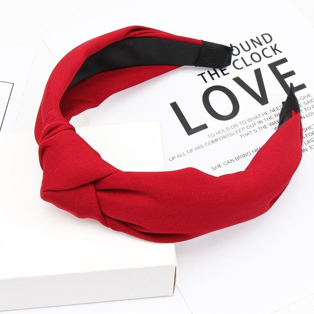 Solid Color Knot Headbands