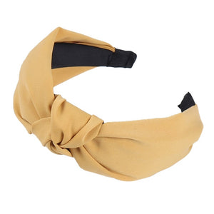 Solid Color Knot Headbands