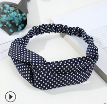 Load image into Gallery viewer, Elastic cross sports hair band ladies