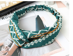 Elastic cross sports hair band ladies