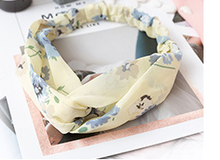 Load image into Gallery viewer, Elastic cross sports hair band ladies