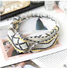 Load image into Gallery viewer, Elastic cross sports hair band ladies