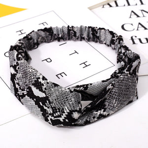 Women Headband Vintage Cross