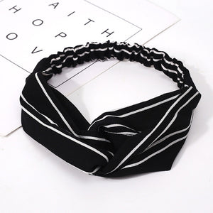 Women Headband Vintage Cross