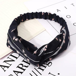 Women Headband Vintage Cross