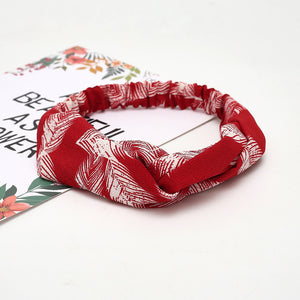 Women Headband Vintage Cross