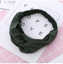 Load image into Gallery viewer, Women Headband Vintage Cross