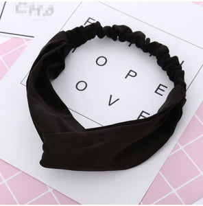 Women Headband Vintage Cross